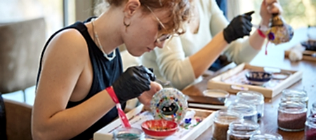 Mosaic Lamp Workshop l Turkish Art